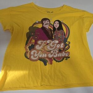 Midnight Rider Bright Yellow Graphic Tee